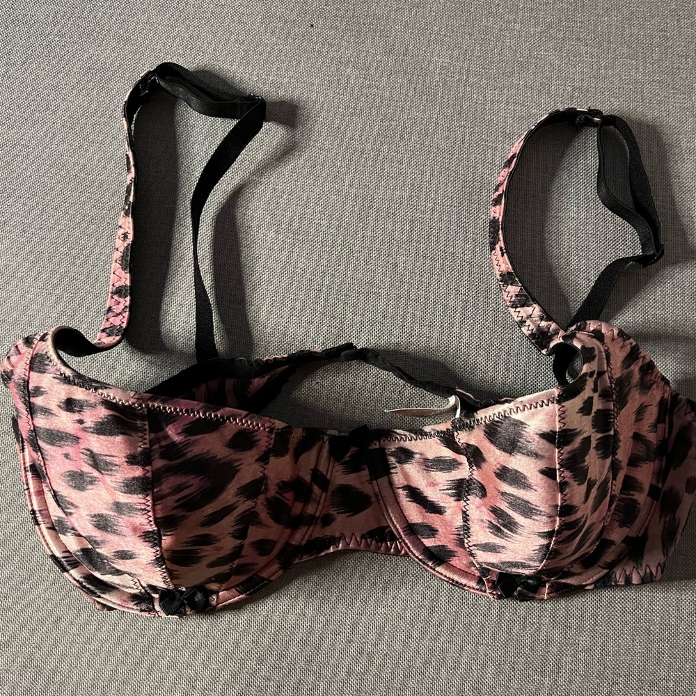 Leopard Balconette Bra